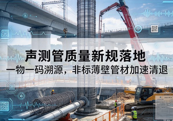 桐庐声测管质量新规落地，一物一码溯源，非标薄壁管材加速清退