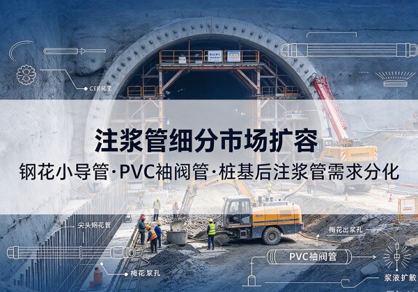 桐庐注浆管细分市场扩容，隧道钢花小导管、PVC 袖阀管、桩基后注浆管需求分化
